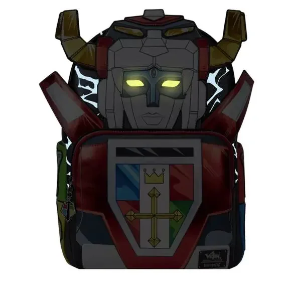 Loungefly VOLTRON SDCC LE 40th Anniversary Cosplay Light Up Full-Size Backpack